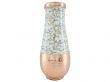 Copper Carafe Made of Pure Copper for Ayurveda Health Benefits Long Neck Capacity 1.8 Liter Printed
