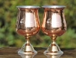 Copper Plated Stainless Steel Wine Glass Set