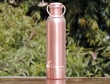 Copper Seamless Matte Finish Bottle with Carrying Handle