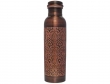 Copper Water Bottle Etching Pattern 1000 Ml Capacity