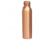 Plain Copper Matte Finish Water Bottle With Carrying  Handle