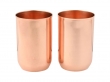 Premium Copper Tumbler Set of 2  Traditional Ayurvedic Design 350 ml