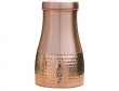 Pure Copper Bedside Carafes Flask with Tumbler-Half Plain