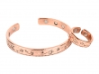 Pure Copper Flower Engraved Magnetic Set