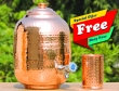 Pure Copper Four and Half Liter Joint Free Water Dispenser With Tap