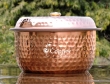 Pure Copper and Stainless Steel Casserole Pot with Lid for Serving