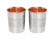 Set Of Two Copper and Stainless Steel Tumbler