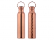 Set of Copper Water Bottle with Carrying Handle