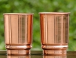 Pure Copper Set of Two Plain Tumblers