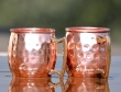 Set of Two Hand Hammered Copper Mini Mugs