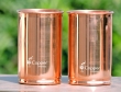 Set of Two Plain Copper Tumblers for Drinking Water