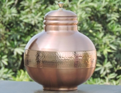 7 Liters Pure Copper Pitcher Matka