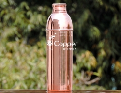 Bisleri Made of Pure Copper Water Bottle for Benefits of Ayurveda
