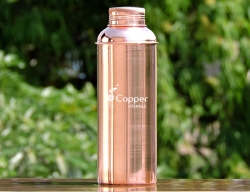 Copper Fanta Bottle for Carrying Drinking Water in Style