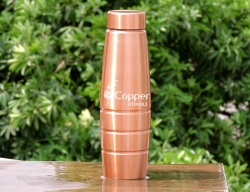 Copper Seamless Matte Finish Barrel Bottle