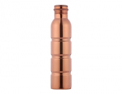 Copper Water Bottle Seamless Plain