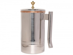 Copper and Stainless Steel Jug  Outer Stainless Steel and Inner C