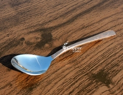 Copper and Steel Designer Spoon