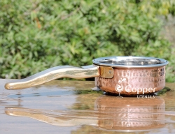 Copper outer Frying Pan for Versatile Cooking