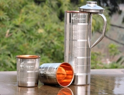 Fridge Bottle with Glass