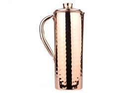 Hammered 1 Liter Copper Jug Ayurveda Health Benefits