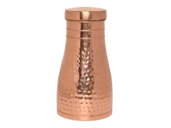 Pure Copper Bedside Carafe For Ayur