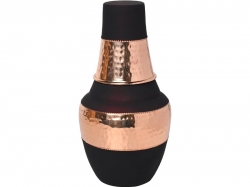 Pure Copper Bedside Water Carafe with Tumbler for Ayurveda Health