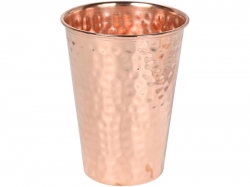 Pure Copper Classic Hammered Tumbler Large