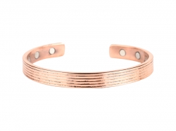Pure Copper Lined Magnetic Cuff Bracelet
