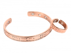 Pure Copper Magnetic Bracelet Cross Pattern