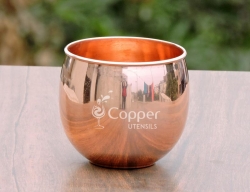 Pure Copper Round Glass