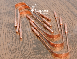 Pure Copper Tongue Cleaner Set of 6 