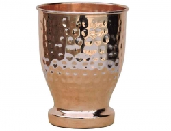 Pure Copper Campa Style Hammered Tumbler 