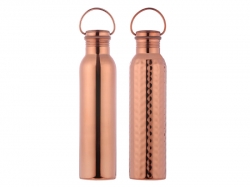 Set of Copper Water Bottle with Carrying Handle