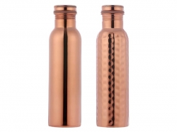 Set of Pure Copper Water Bottles 600 ML