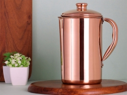 copper water jug in the dummy form 