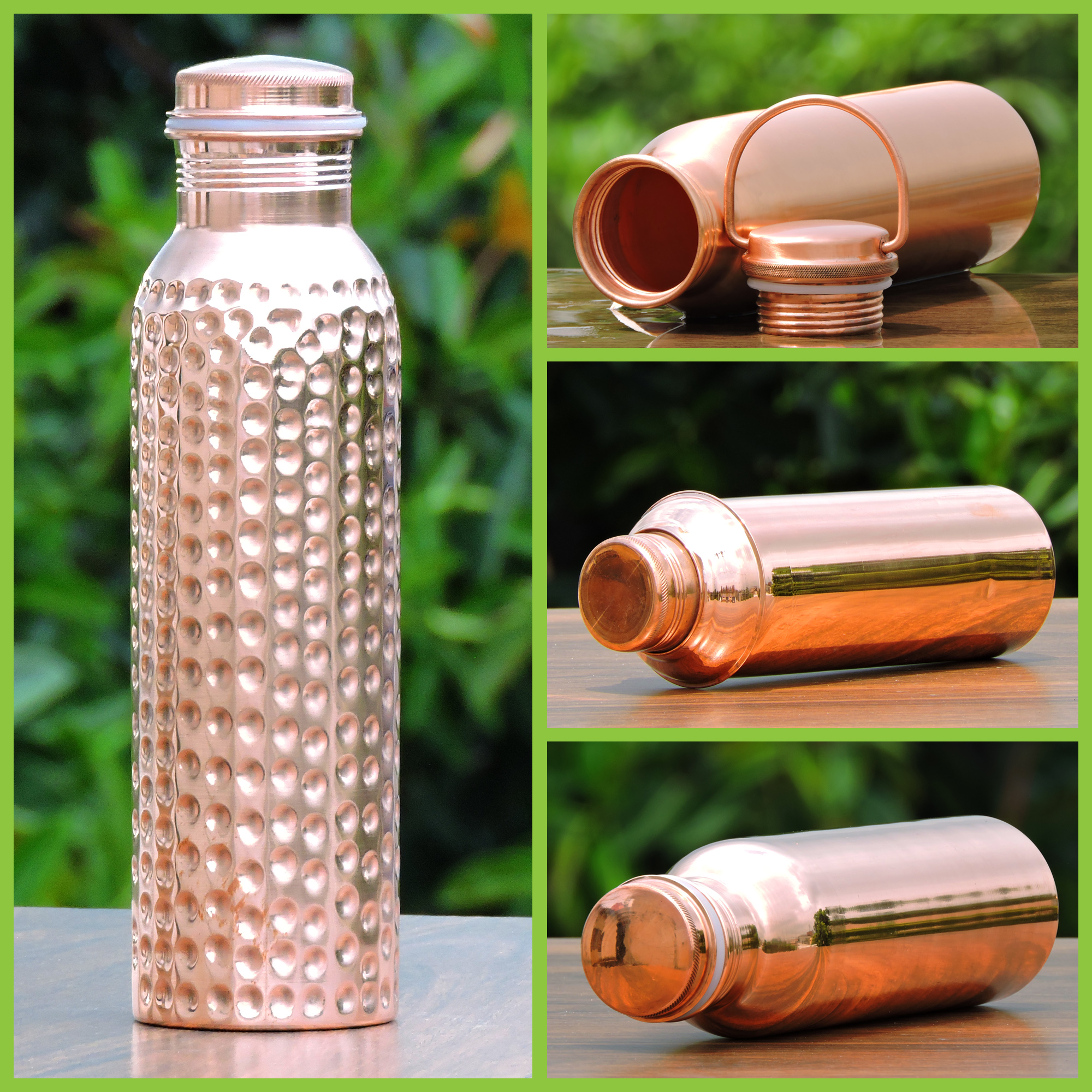 100% Copper Water Bottle